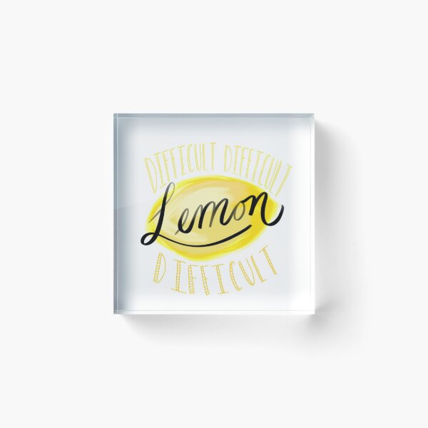 Item preview, difficult difficult lemon difficult  designed and sold by Oh-Hecko.