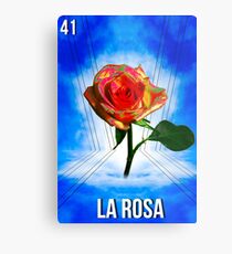 LOTERIA- LA ROSA Metal Print