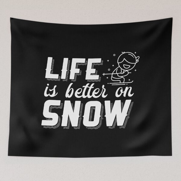 Item preview, Skiing Shirt Life Is Better On Snow Gift Tee designed and sold by haselshirt.