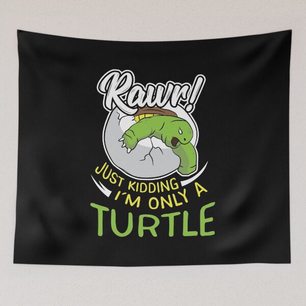 Item preview, Turtle Lover Pet Lover Rawr Just Kidding Birthday Gift designed and sold by haselshirt.