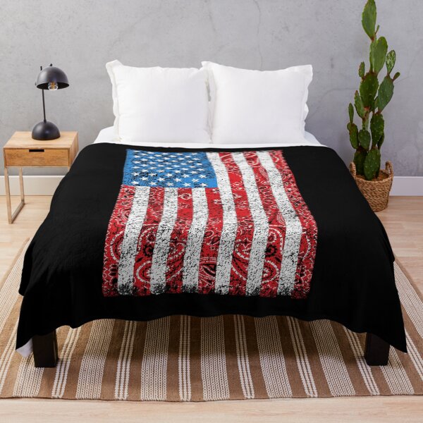 Item preview, Fourth Of July American Flag Bandana designed and sold by wilsonellis.