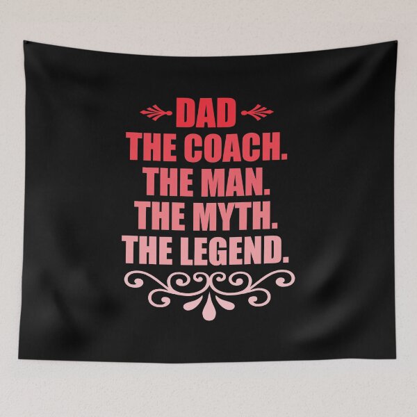 Item preview, Dad Coach Dad Man Myth Legend Father Fathers Day designed and sold by haselshirt.