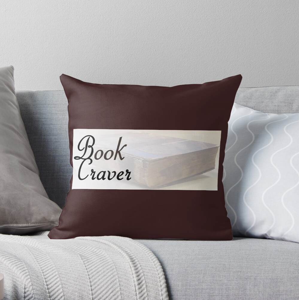 BookCraver Throw Pillow