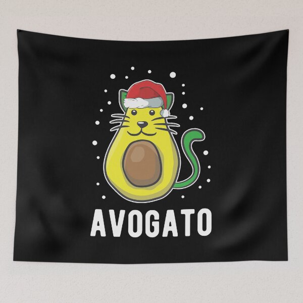 Item preview, Cats Santa Cat Avocado Lover Avogato Birthday Gift designed and sold by haselshirt.