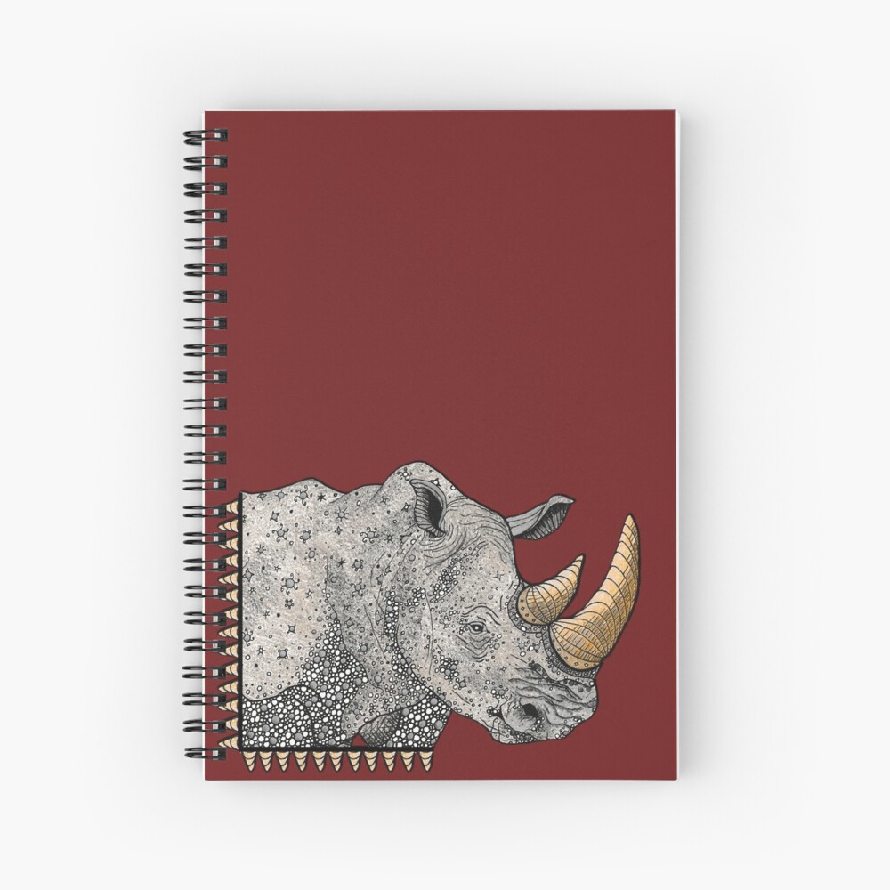 Rhino Totem Spiral Notebook