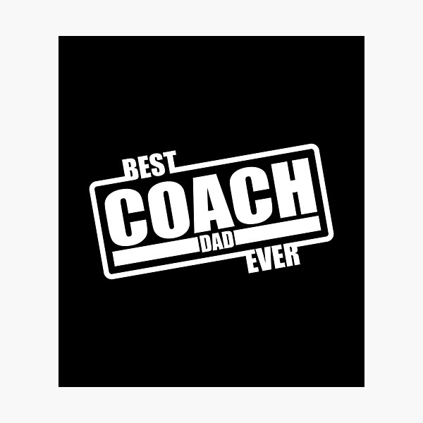 Item preview, Best Coach Dad ever Daddy Father Fathers Day designed and sold by haselshirt.