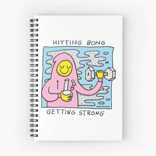 Item preview, Hitting Bong - Getting Strong [small print] designed and sold by HIGHSMILESON.