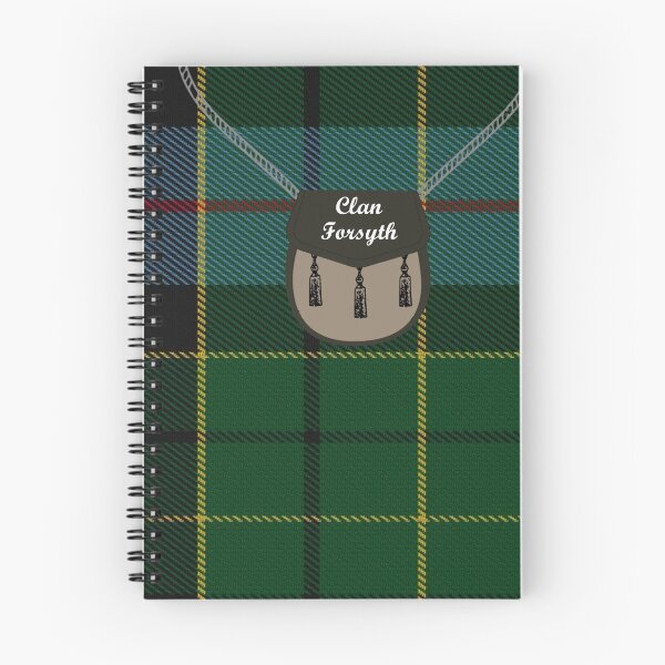 Item preview, Clan Forsyth surname last name Scottish Clan tartan badge crest designed and sold by BagTown Clans.