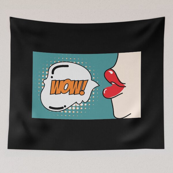 Item preview, Pop Art Shirt Wow Graphic Art Gift Tee designed and sold by haselshirt.