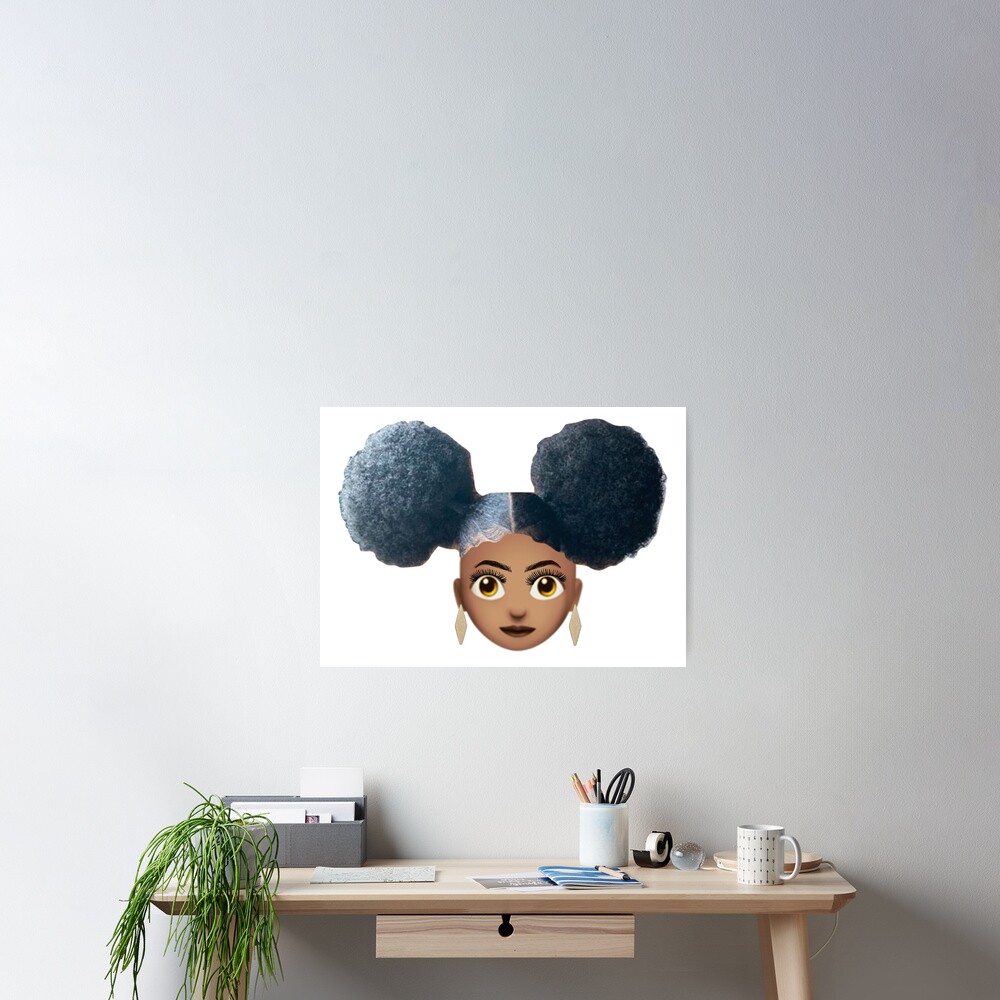 afro-puff-balls-emoji-natural-hair-puffs-ball-ponytails-level-up