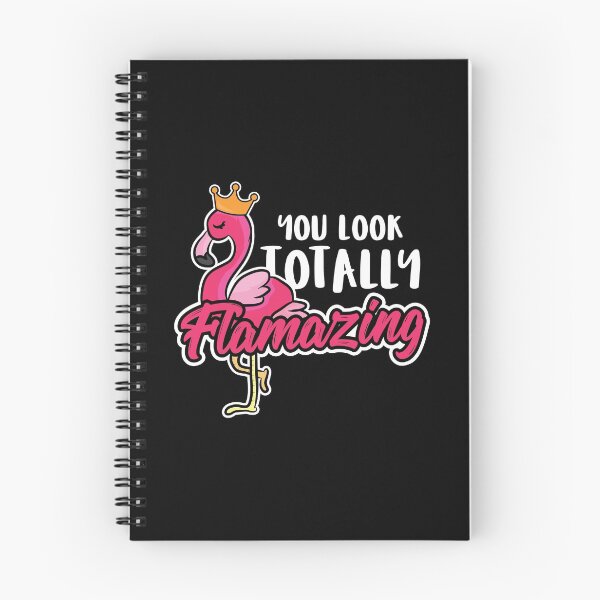 Item preview, Animal Lover Flamingos You Look Totally Flamazing designed and sold by haselshirt.