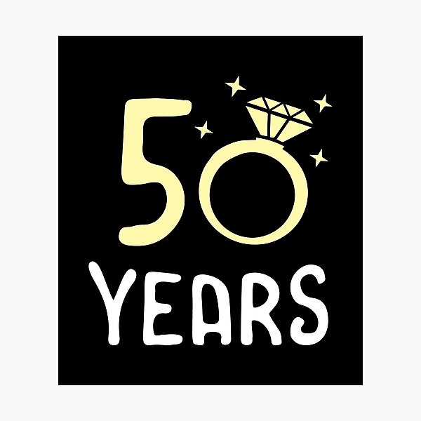 Item preview, 50th Wedding Anniversary 50 Years Gift Idea Husband Wife designed and sold by haselshirt.