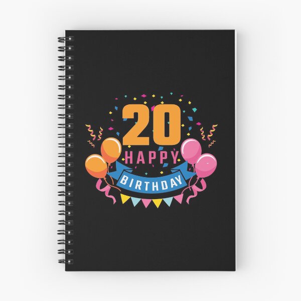 Item preview, 20th Birthday Balloon Banner Confetti Fun Gift Idea designed and sold by haselshirt.