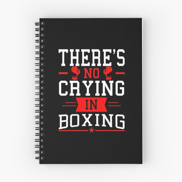 Item preview, Boxing Sport Player There's No Crying In Boxing! Gift Idea designed and sold by haselshirt.