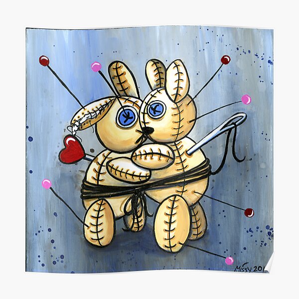 VooDoo Bunny Love Spell Poster