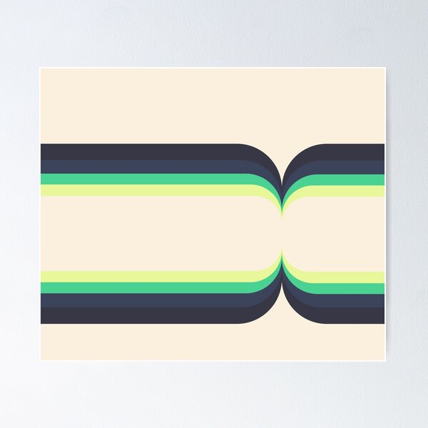 Item preview, Apple Retro Stripe Curves designed and sold by steviemonkey.