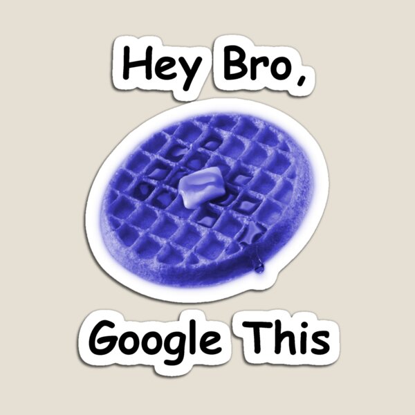 Artikelvorschau, Blaue Waffel Meme entworfen und verkauft von ZozzleMaster.