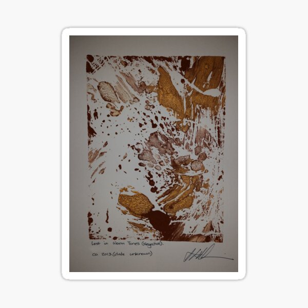 Lost In The Tones (Negative) Sticker