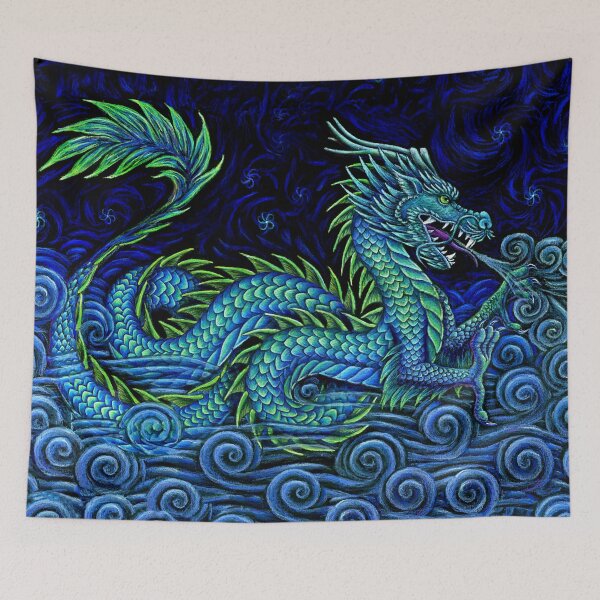 Item preview, Chinese Azure Dragon designed and sold by Rebecca Wang.
