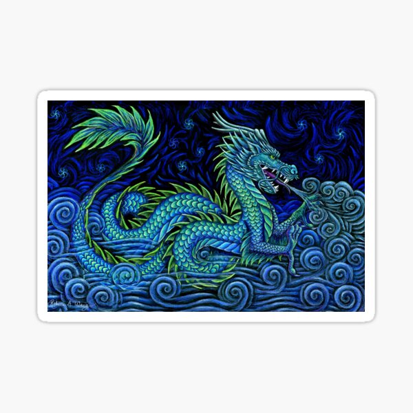 Chinese Azure Dragon Sticker