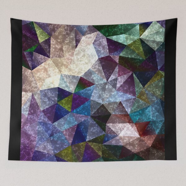 Item preview, Abstract marble polygonal pattern designed and sold by fuzzyfox.