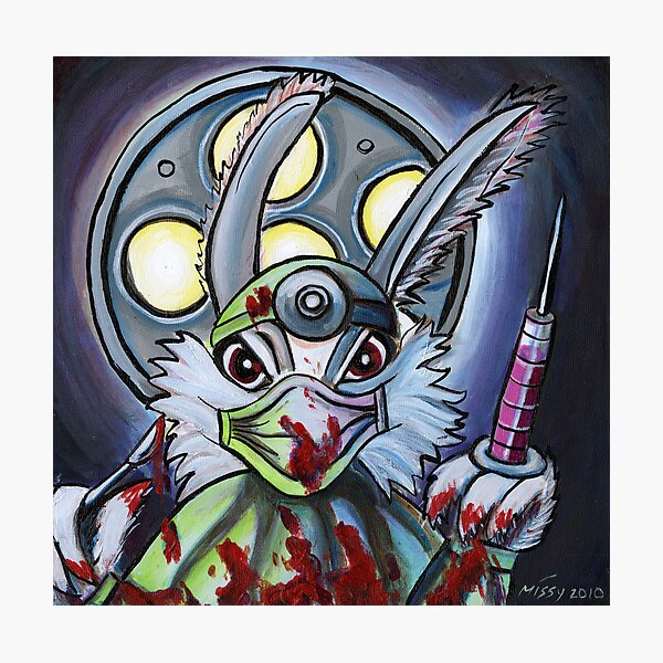 Dr. Bunny Photographic Print
