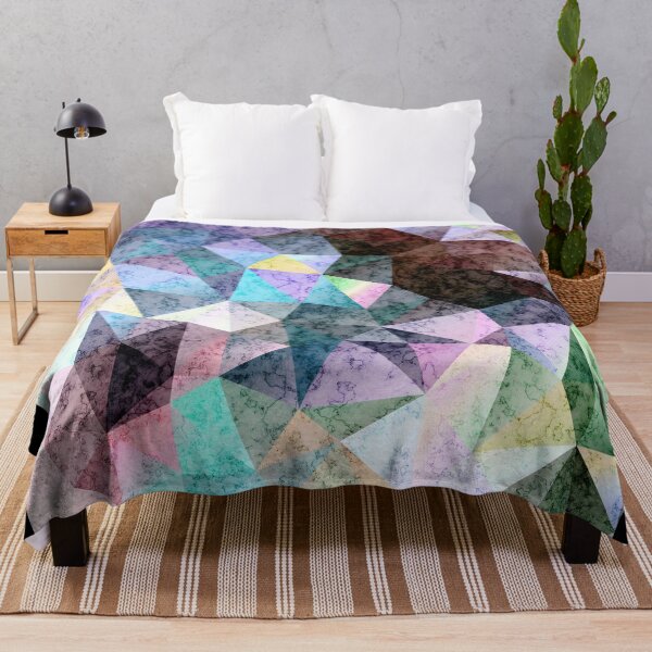 Item preview, Abstract marble polygonal pattern designed and sold by fuzzyfox.