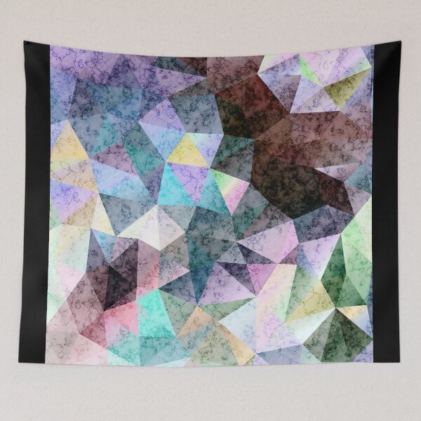 Item preview, Abstract marble polygonal pattern designed and sold by fuzzyfox.