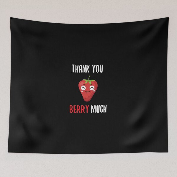 Item preview, Fruits Berry Shirt Thank You Berry Much Funny Gift Tee designed and sold by haselshirt.