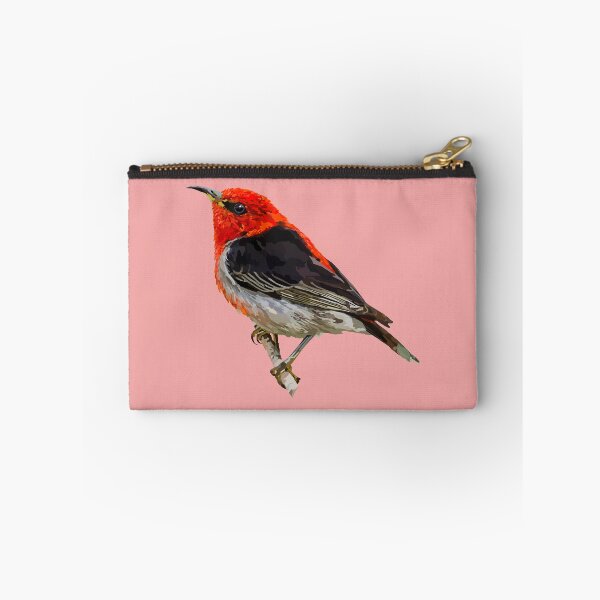Item preview, Scarlet Honeyeater Geometric Art Low Poly designed and sold by Wendy Steinberg Artist.