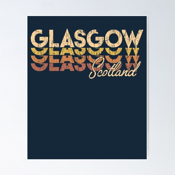 Item preview, Glasgow Scotland 1980s Style Design designed and sold by dk80.
