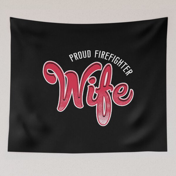 Item preview, Proud Firefighter's Wife Firemen Gift  designed and sold by haselshirt.