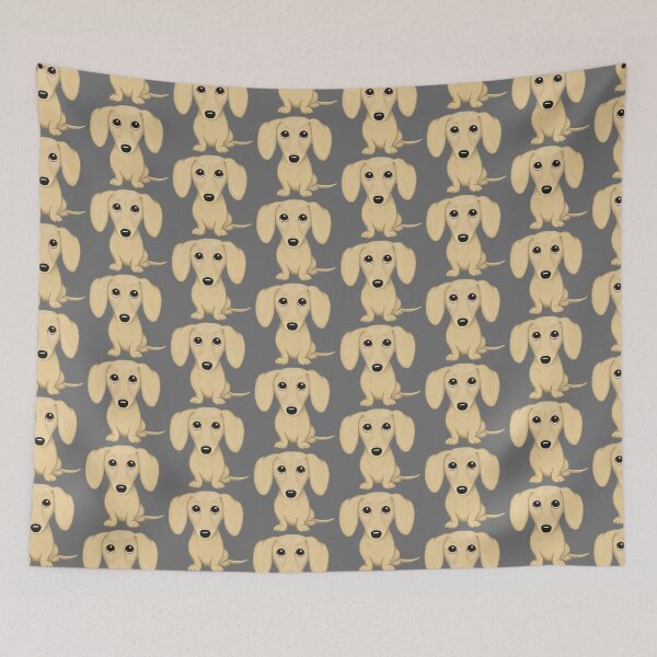 Item preview, Cream Dachshund Cartoon Dog designed and sold by Jenn Inashvili.