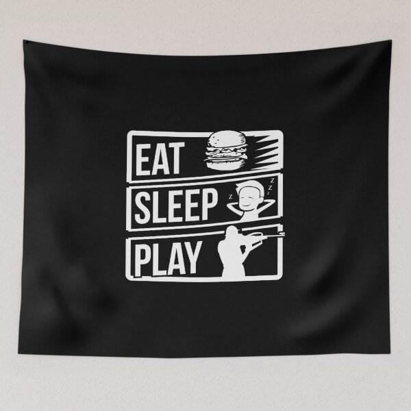 Item preview, Biathlon Skiing Riffle Shooting Eat Sleep Play Gift designed and sold by haselshirt.