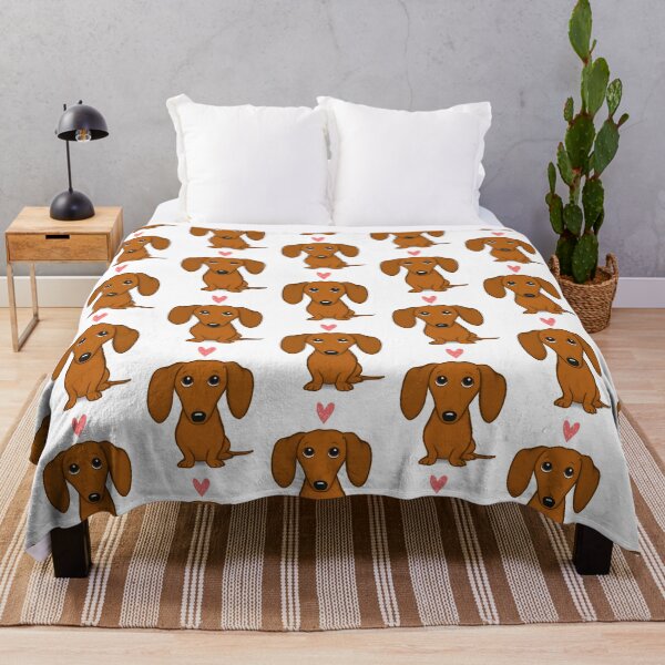 Item preview, Cute Cartoon Dachshund with Heart designed and sold by Jenn Inashvili.