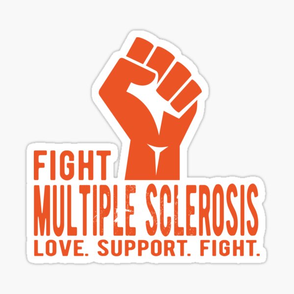 Support Multiple Sclerosis Awareness Sticker