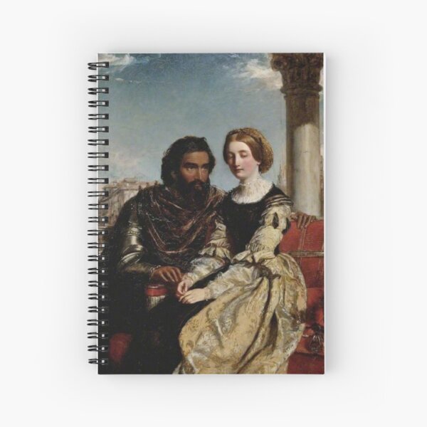 Othello and Desdemona - William Powell Frith - Date unknown - Fitzwilliam Museum - Cambridge (England)	 Painting - oil on canvas  Spiral Notebook