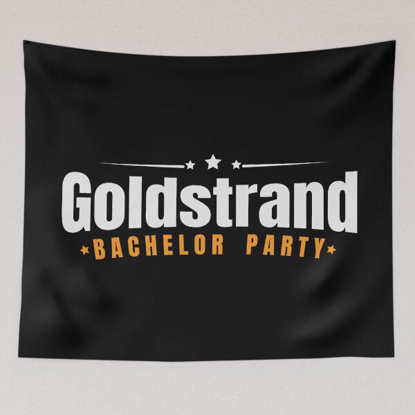 Item preview, Bachelor Party Shirt Goldstrand Pre Wedding Celebration Tee designed and sold by haselshirt.