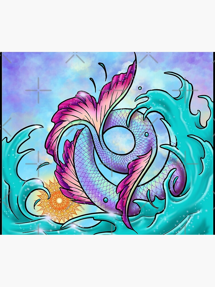 Mermaid Tail Sploosh by SharpTattoos