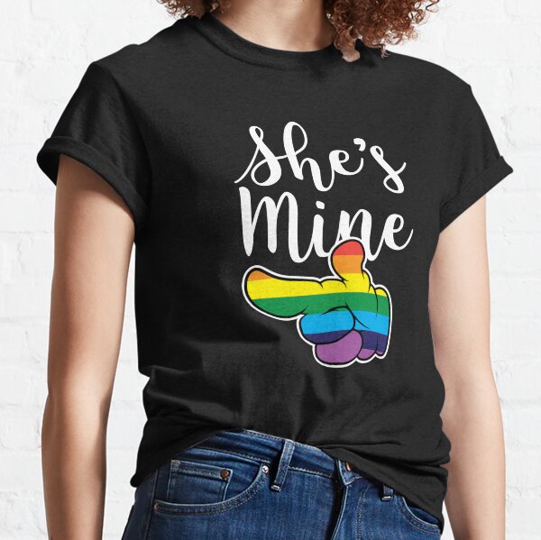 Lgbt Half Heart Love Couple Gay Pride Month Unisex T-Shirt