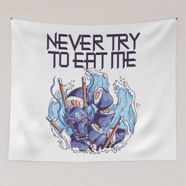 Item preview, Sushi dragon T-shirt designed and sold by emphatic.