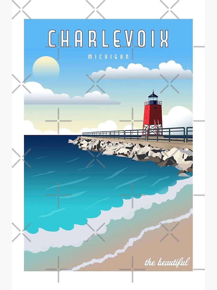 Charlevoix Michigan Vintage Travel by NobleImages