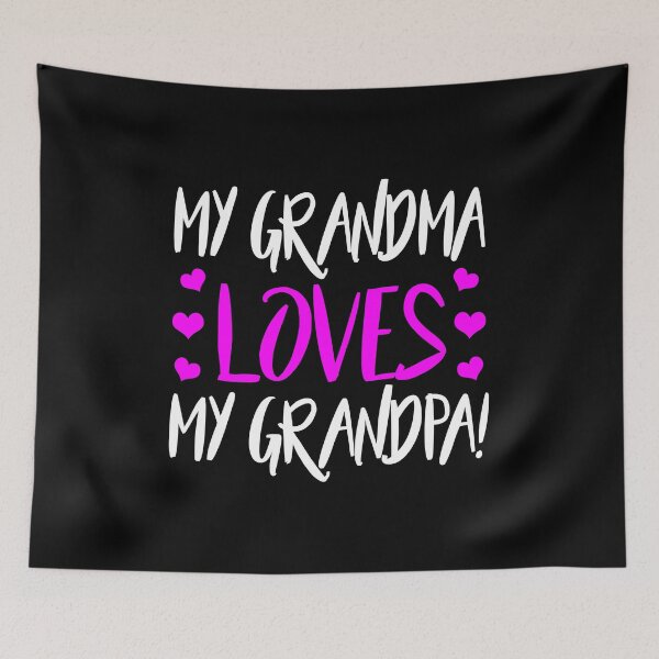 Item preview, Grandma Loves Grandpa Granny Gift Idea designed and sold by haselshirt.
