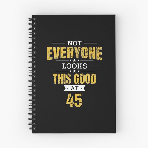Item preview, 45th Birthday Gift Retro Fourty Five 45 Years Looks This Good Yellow designed and sold by haselshirt.