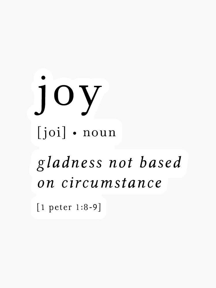 joy-definition-sticker-for-sale-by-carlee711-redbubble