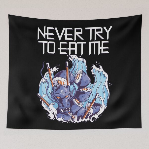 Item preview, Sushi dragon T-shirt designed and sold by emphatic.