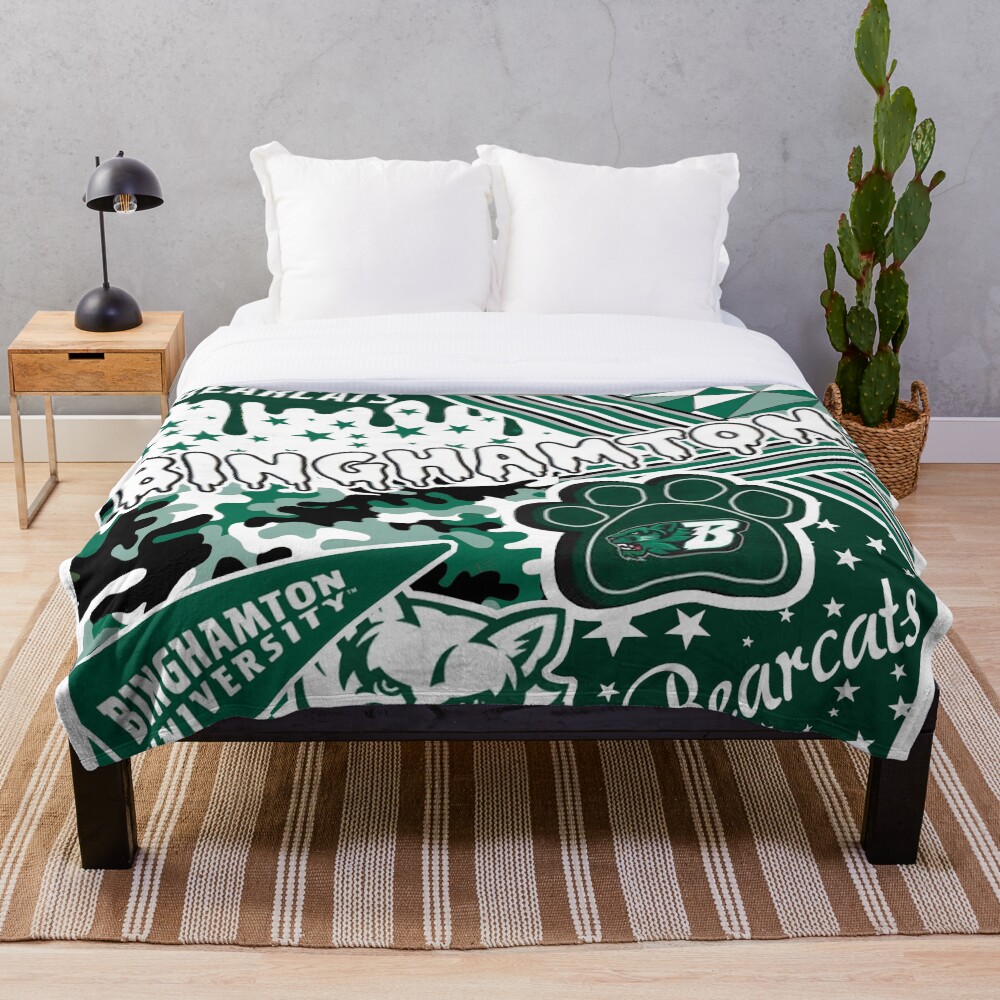 Binghamton University Throw Blanket
