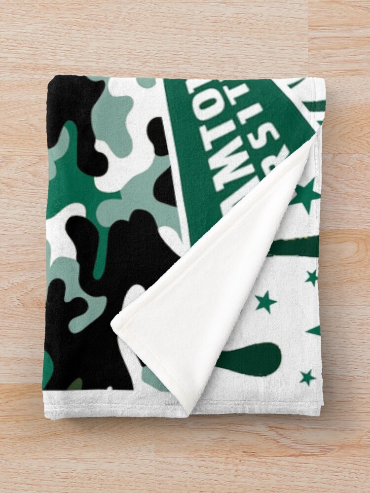 Alternate view of Binghamton University Throw Blanket