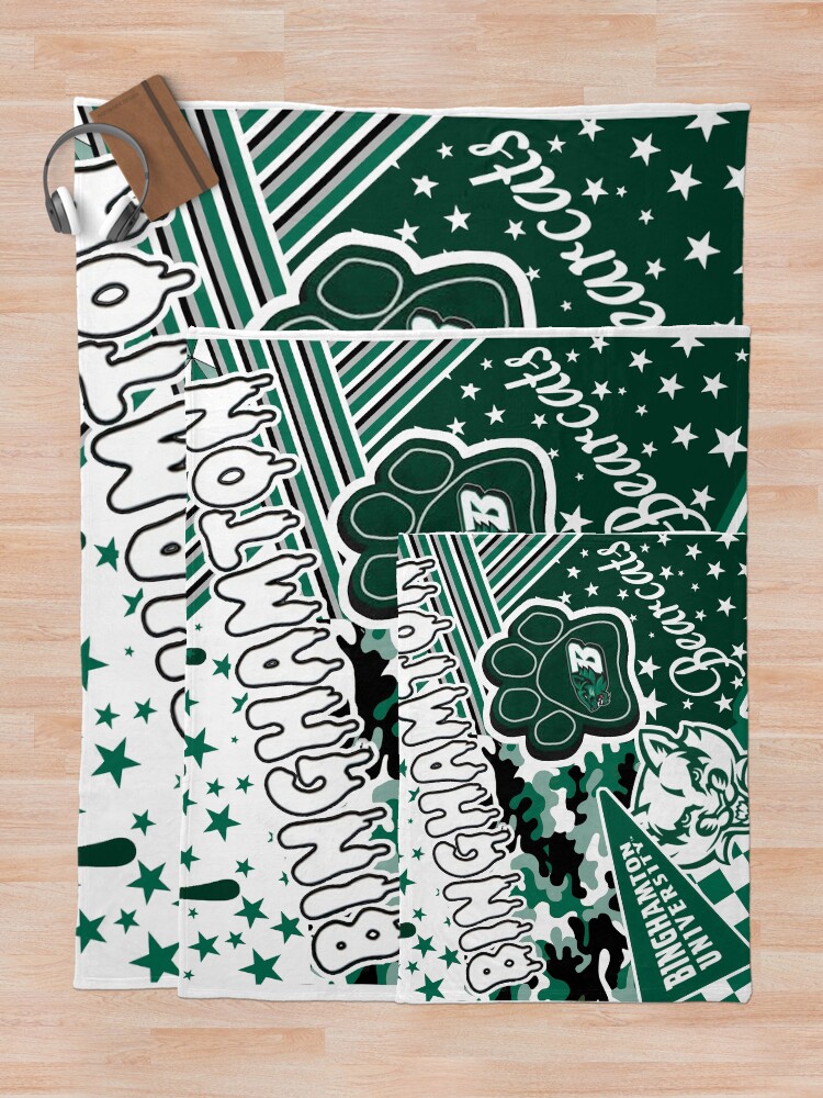 Alternate view of Binghamton University Throw Blanket
