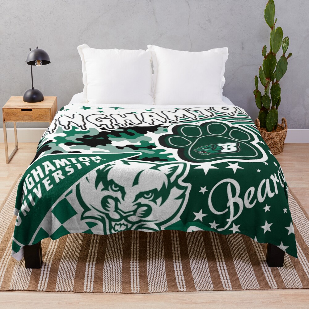 Binghamton University Throw Blanket